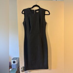 Calvin Klein Women's Charcoal Midi Dress